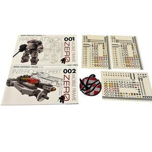 Mobile Frame Zero Rapid Attack 001 + 002 + Stickers / Patch
